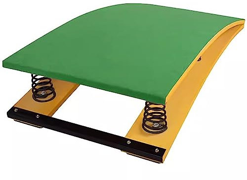 FYZLOIPU Gymnastik-Sprungbrett für Kleinkinder, Kinder und Erwachsene, Robustes, gebogenes Profi-Sprungbrett mit elastischer Rampe, Sprungausrüstung für Weitsprung, Leichtathletik, Purzelbäume