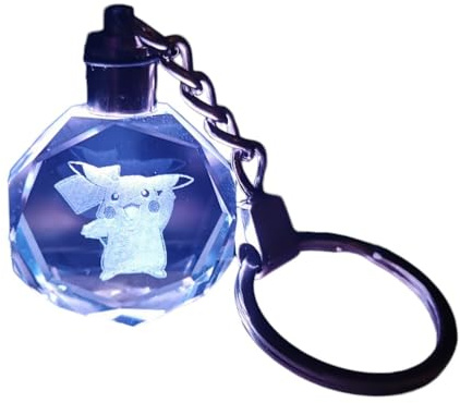 PORTE CLÉ LUMINEUX - PORTE CLÉ - CADEAU ORIGINAL - PORTE CLÉ LUMINEUX EN CRISTAL