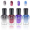 4er Set Farbwechsel Nagellack – Temperaturgesteuerter Nagellack mit Farbtemperaturregelung, langanhaltend und schnelltrocknend, Color Change Nail polish für Nageldesign, ohne UV-Lampe (Multifarbene D)