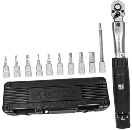 F Fityle Bicycle Torque Wrench Set,Bicycle Repair Tool,Ergonomic,Handle Bike Torque Wrench Tool,Maintenance Tool for Biking,Road Bikes