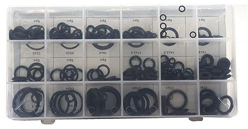 SOLUSTRE 225stücke Gummitülle Set Für Kabeldichtung Gummitüllen-kit Aus Weichem Gummi Für Verkabelung Und Reparatur Von Autos Booten Und Wohnmobilen Mit Wiederverschließbarem Behälter