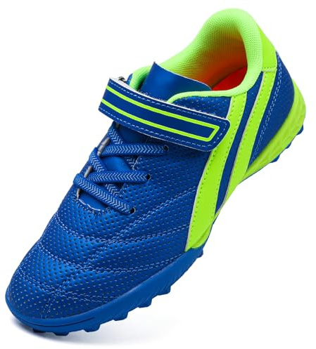 VLOOKST Boys' Football Boots Girls Astro Turf Trainers | Kids Football Shoes Non-Slip Soccer Shoes Training Shoes Teenager Sports Shoes Indoor Outdoor Athletic Sneakers for Unisex