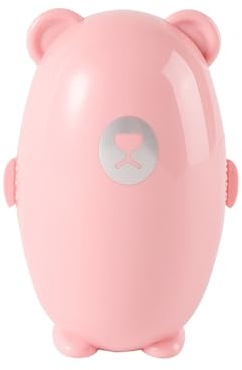 Rodillos de pelusa reutilizables, lavable, removedor de pelo de mascotas, rollo de pelusa de silicona, bola de rodillo portátil pegajosa para perro, gato, ropa, sofás, polvo de pelo (rosa)