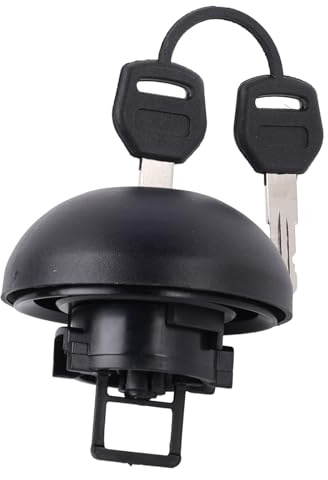 Uenopedin MJ Bouchon de réservoir de carburant adapté pour Clio 2 3 Master 2 Espace 2 Twingo Scénic Kangoo 2 Trafic Bouchon de réservoir avec serrure et 2 clés Numéro de pièce 7701471585 7701470950