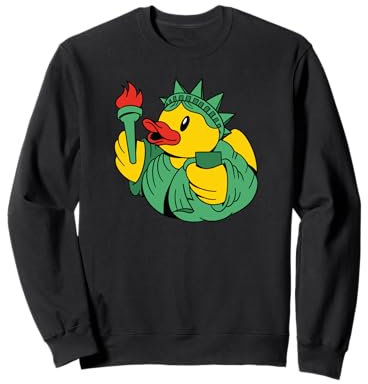 Rubber Duck Statue Of Liberty - Funny Sweatshirt
