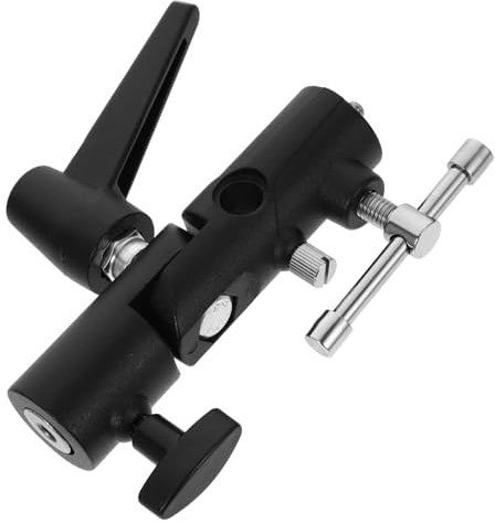 NUOBESTY Flash Holder Photography Bracket Mount Umbrella Softbox Holder for Light Stand Adapter Flash Light Stand H-Type Mount Use in Photography Accessories