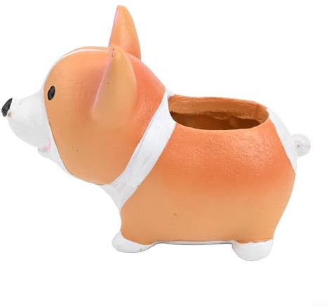 Bonita maceta de resina para iluminar tu hogar y jardín, y fácil de mantener