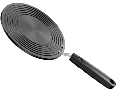 VERDANVERSE Diffuseur de Chaleur Métallique Polyvalent avec Poignée Adaptateur pour Plaque à Induction Cuisinière à Gaz et Électrique pour Pots
