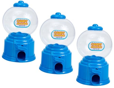 Hemobllo 3piezas Mini Máquina Expendedora de Golosinas de Juguete para Máquina de Chicles de Plástico para Fiesta de Cumpleaños