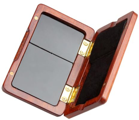 Toyvian Tragbare Oboenrohrblattbox aus Holz Kleines Robustes Holz etui für Oboen Saxophonrohre Praktischer Aufbewahrungsbehälter für Rohrblätter Leicht und Langlebig
