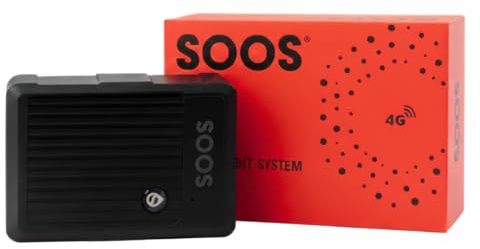 SOOS Localizador GPS para Coche, Moto, Maquinaria y Otros | Seguimiento en Tiempo Real sin Límite de Distancia, con Historial de Rutas y Velocidad | Rastreador GPS Coche con Batería de 10.000 mAh