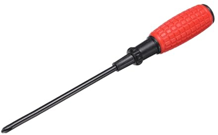 sourcing map PH2 Phillips Screwdriver 11.8 Length 45# Steel Magnetic Screwdrivers with Ergonomic Grip for Appliances Furniture Automotive Repairing