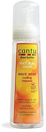 Cantu Natural Hair Wave Whip Curling Mousse 8.4oz by Cantu