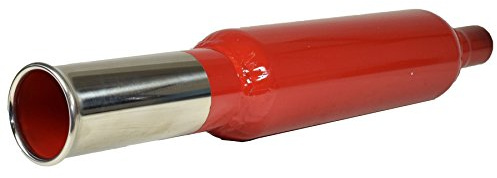 AB Tools Bombe von Kirsch Schwanz Schwanz universell Chrom Bombe auspuffrohrs Ende runden Auspuffrohr hinten