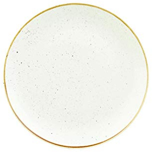 Churchill Stonecast -Coupe Plate Teller- Durchmesser: Ø26,0cm, Farbe wählbar (Barley White)