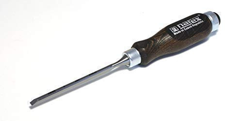 Narex Piercing Chisel - Flat with Dark Grip - 18 mm