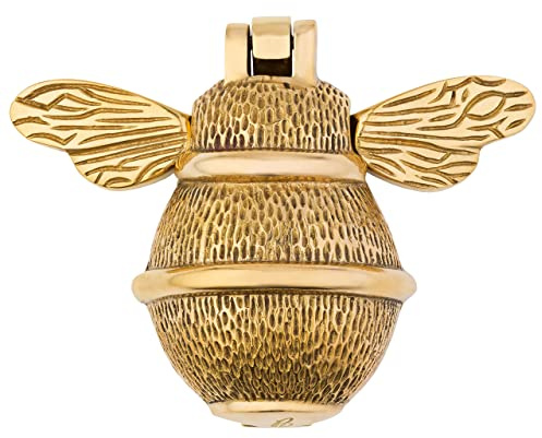 Türklopfer, massives Messing, Hummel-Design