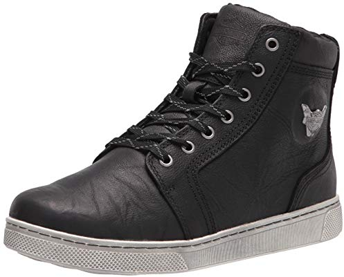 HARLEY-DAVIDSON FOOTWEAR Botas de motocicleta Bateman para mujer, negro negro, 9 Wide