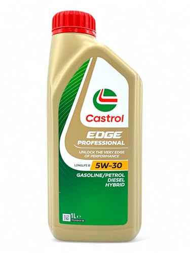Olio motore 5w30 benzina diesel lubrificante Castrol Edge Professional LongLife III 5w-30 con Portachiavi Cavatappi conf. 2x1lt