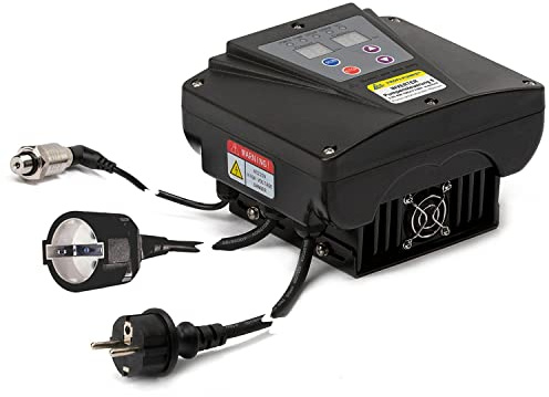 INVERTER-PUMPENSTEUERUNG verkabelt DRUCKSCHALTER Druckwächter Automatic-Controller Durchflusswächter für Hauswasserwerk Pumpe Brunnenpumpe Kreiselpumpe Tauchpumpe Tiefbrunnenpumpe