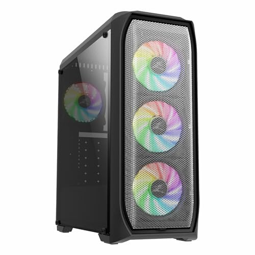 ZALMAN N5 MF ATX Mid Tower 4 RGB Ventilateur Boîtier de ventilateur 1 x Casque, 1 x Microphone, 2 x USB 2.0, 1 x USB 3.0, contrôle du ventilateur, panneau acral coloré, PCI/AGP365 mm