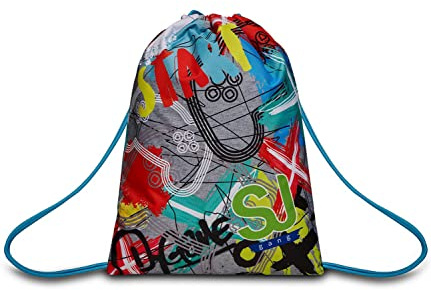 SJ GANG STYLE JAM GANG Zainetto Scuola Sakky Bag, Apertura con coulisse, Bambini e Ragazzi, Scuola, Palestra e tempo libero