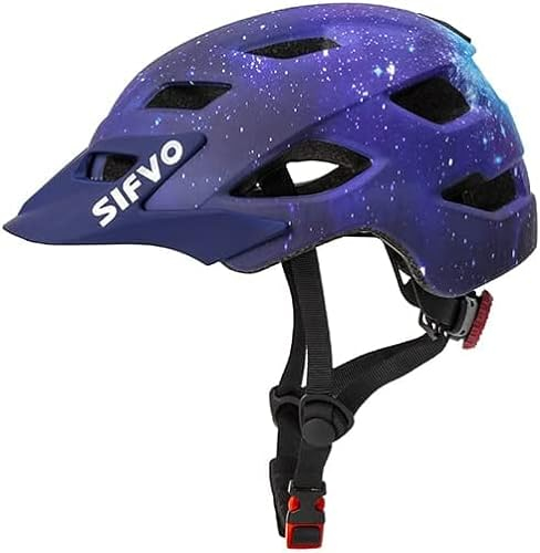 SIFVO Fahrradhelm Kinder Jungen und Mädchen 50-57cm, Kinder Fahrradhelm mit Abnehmbarem Visier Kinderhelm Multisport Helm Kinder Sicher und Komfortabel 5-14 Jahre