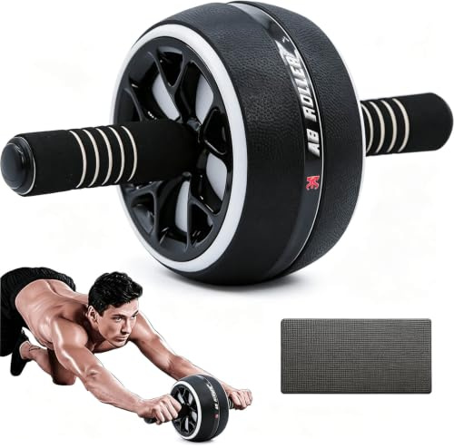 A.F.N.A.L AB Wheel Roller, Exercise Abdominal Wheel Fitness for Gym & Home, Work-out Strength-Training AB Roller, 12W