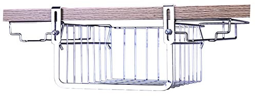 WORDFUN Schrankeinsatz Gläserhalter Einstellbar, Silber- Edelstahl Umgekehrter Weinglashalter, Rail Weinglashalter, Stabil Ohne Zu Verkanten, Fest Ohne Verformung, Plug and Play