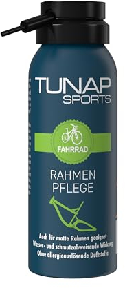 TUNAP SPORTS Rahmenpflege - 50 ml | Rahmenpolitur für Rennrad, MTB, E-Bike etc. | auch für matte Rahmen