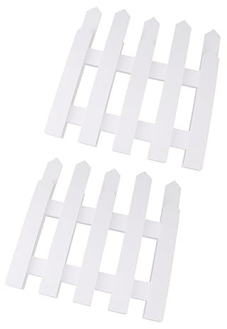 GANAZONO 1set Recinzione Decorativa Legno Per Alberi Di Natale Recinto Miniature Da Metri Per e Decorazioni Natalizie Facile Da Modellare e Pulire