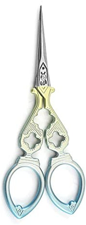 Bastelschere, Bastelschere for Metall, Stickerei, Nähschere, professionelle kleine goldene Schere for Stoff, Stoff, Schneiderschere