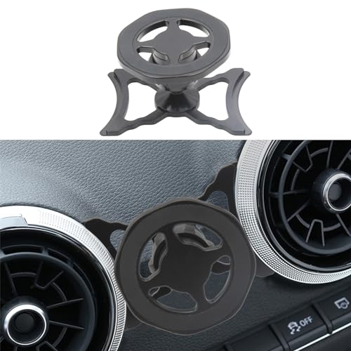 Cookiss Support Telephone Voiture Magnetique Compatible Audi A3 8V et Audi S3 8V, Convient pour MagSafe Smartphones et GPS avec Support Telephone Voiture, Vision Ajustable à 360 degrés (Black)