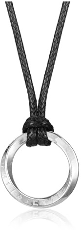 Jovivi Wikinger Rune Halskette Herren Punk Kunstleder Kette