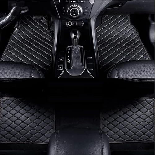 QHuaL Auto Fussmatte passt für VW Sharan 6seats 2016-,Leder Wasserdicht und rutschfest Autoteppich Nach Maß Auto FußMatten,A