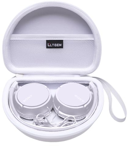 L LTGEM Headphone Case for Sony MDR ZX310 ZX310AP ZX110 White