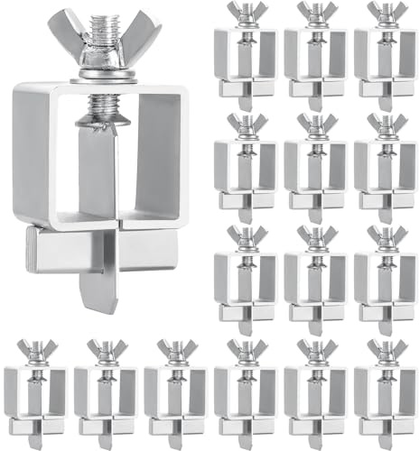 DASBET 16 PCS Butt Welding Clamps, Small Panel Clamps for Auto Body | Sheet Metal Edge-to-Edge Welding, Reusable Spot Welding Tools for Car Repair and Fabrication