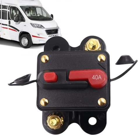 Dewireaey Disjoncteur pour Camping-car - Fusible pour Moteur de Traîne | Interrupteur de Courant pour Prise Électrique, Véhicule, Automobile, Quad et Inspection Domestique