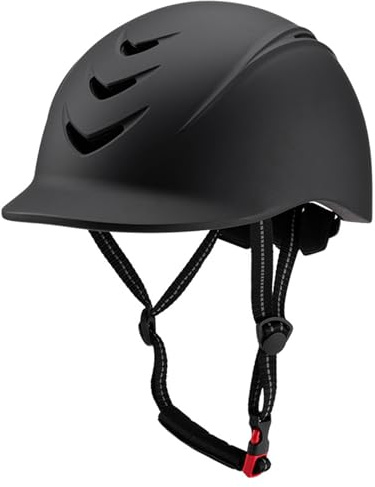 Cappello da Equitazione, Casco da Equitazione, Cappello con Imbottitura Morbida e Traspirante con Cinturino Regolabile, Cappelli e Caschi da Anti-collisione di Sicurezza per Donna Uomo