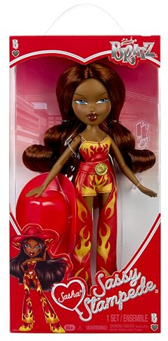 Bratz Sassy Stampede Sasha - Collectable Fashion Doll - Western Cowgirl Style Doll with Outfit and Accessories