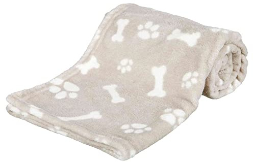 Trixie Kenny Decke für Hunde, Plüsch, 75 × 50 cm, beige - 37162