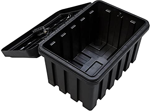 Bawer Werkzeugkoffer Werkzeugbox Werkzeugkasten Werkzeugkiste Kunststoff | Auto Wagen Bus Anhänger Auflieger Abschleppfahrzeug | Koffer Kiste Ohne Werkzeug Stabiler Wasserdicht Organizer (500 x 400)