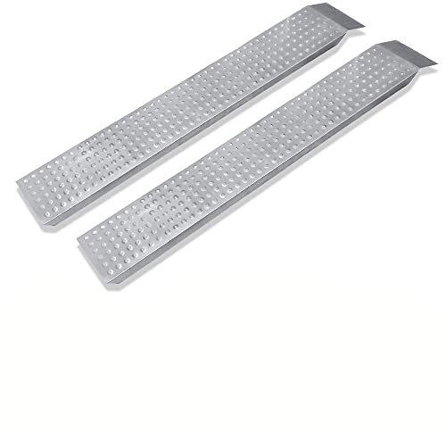 YUENFONG 2 x Alu Auffahrrampe Rampe Verladerampen Motorradrampe Verladeschiene Verladerampe Auffahrschiene, 400 kg/Paar Traglast