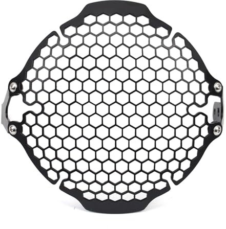 Moto Scheinwerfer Gitterabdeckung Motocross Scheinwerfer Schutz Grille Kopf Licht Lampe Gitter Abdeckung Für Ducati Für Scrambler Icon 2015 2016-2022 Icon Dark Motorrad Scheinwerferabdeckung(B)