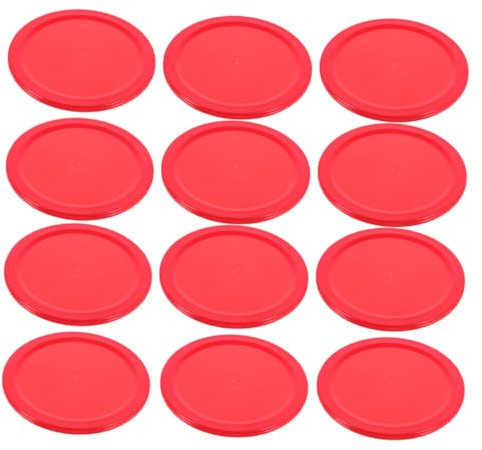 WHAMVOX 20stücke Eishockey Pucks Tisch-Eishockey Zubehör Aus Kunststoff Für Anfänger Und Fortgeschrittene Hockeyspielteile Hallenhockey Pucks Ersatzpucks Für Hockey Spiele