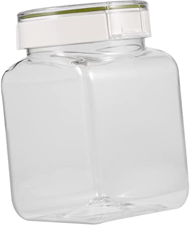 Mikinona Contenitori Per Alimenti Sigillati Barattoli Per Il Tè Barattoli Per Frutta Secca Contenitore Per Cereali in Plastica Da 1 1 L Per Luso A Tempo