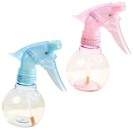 Healeved 2pièces Bouteille Vaporisateur Cheveux Lot De Flacons Spray Brumisateur Eau Fine Pulvérisation Manuelle Pour Coiffure Jardinage Voyage