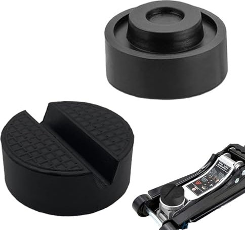 SVUPUE Car Jack Stand Pad, 2 Pack Rubber Jack Pad Support Pinch, Jack Pad, Car Jack Pad for Car Lifting Platforms, Universal Floor Jack Pad Adapter, Trolley Jack, Car Removal Repair Tool