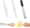 KPSRFG 4Pcs Cheese Cutter with Wire, Cheese Slicers for Block Cheese, Cheese Grater, Semi-Hard Cheese Butter Plastic Multifunctional Butter Curler Tool Cheese Slicers for Block Cheese