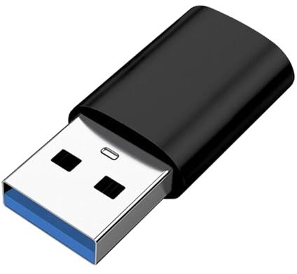 Genérico Adaptador USB A a USB C | Convertidor Tipo C Hembra a USB 3.0 Macho de Alta Velocidad | Adaptador de Cable de Cargador para computadora portátil, Disco Duro y más